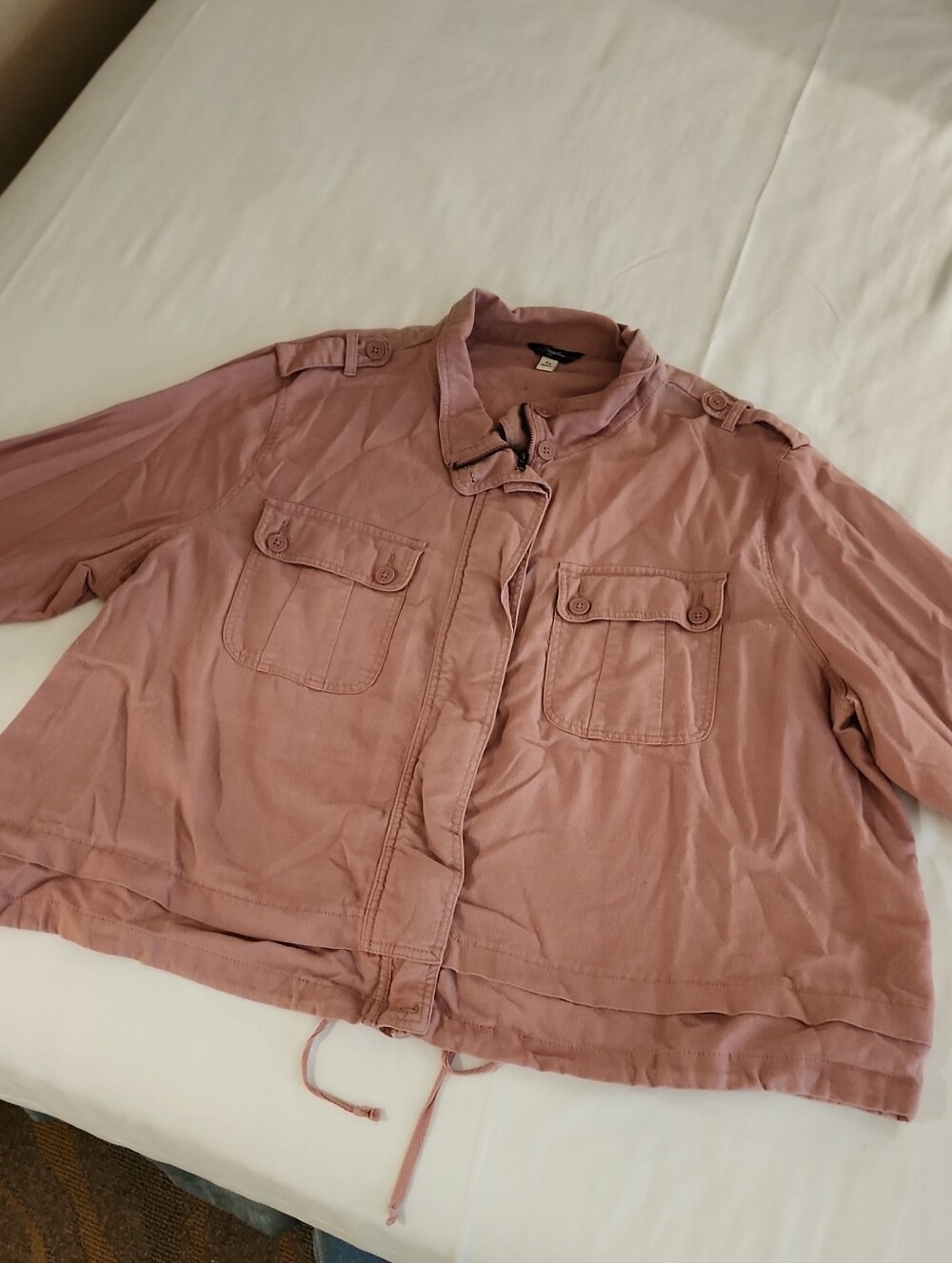 Women’s Lightweight Utility Jacket - Dusty Rose